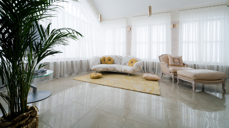 marble tile floors