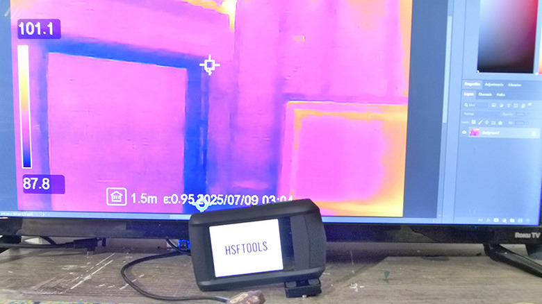 Examining an image from the HSFTools P2W in detail on a computer screen