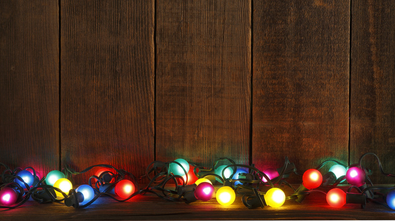 Round Christmas lights