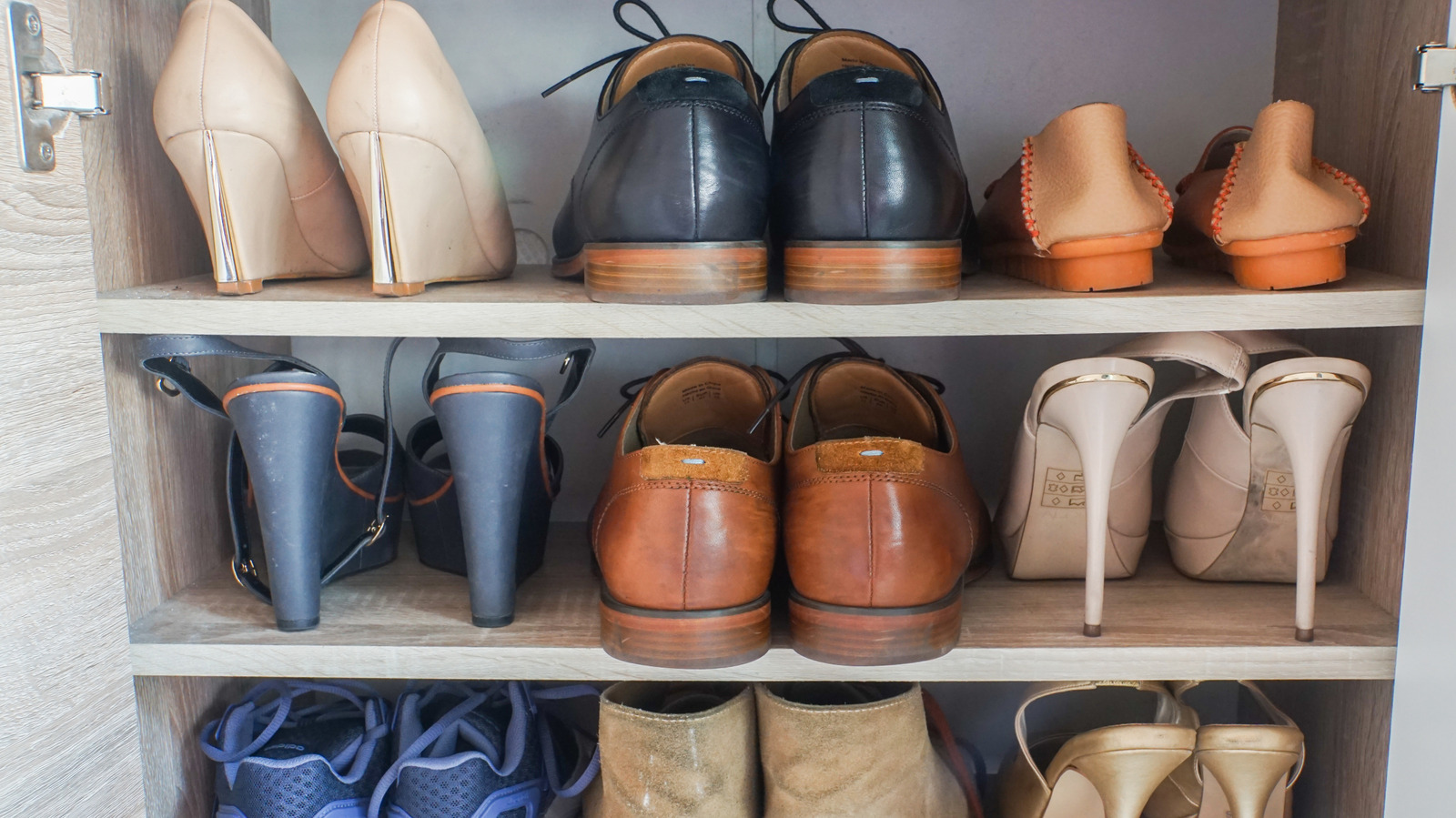 Turn An IKEA BILLY OXBERG Bookcase Into Convenient Shoe Storage