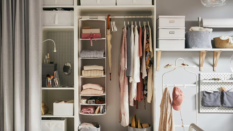 IKEA PAX wardrobe with organizers