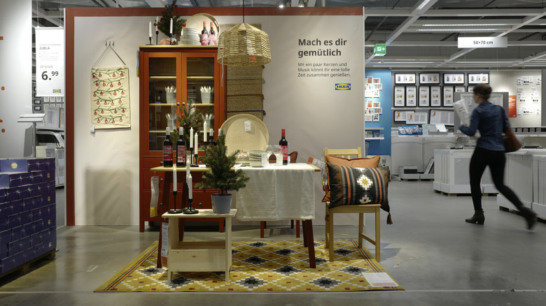 General atmosphere at the IKEA Eching store during a celebration of IKEA's 50th anniversary in Germany on October 17, 2024 near Munich, Germany.