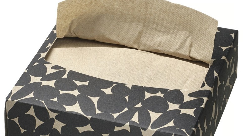 patterned tissue box