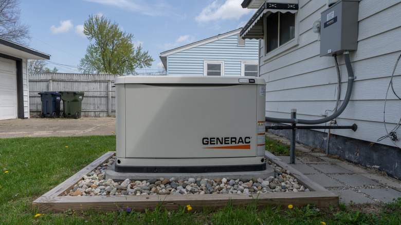 standby generator installed by home