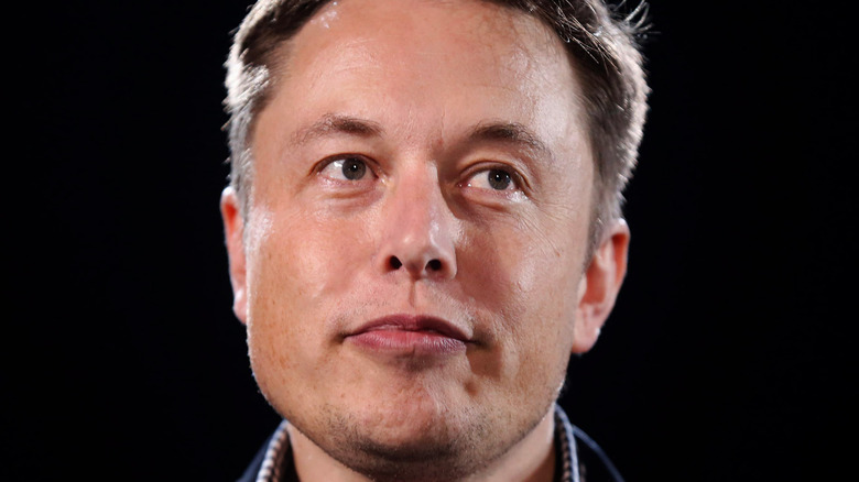 Elon Musk looking off to the side