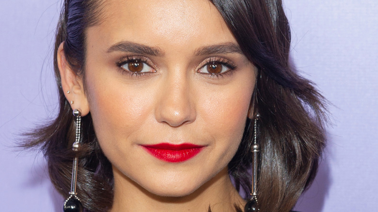 Actress Nina Dobrev close up