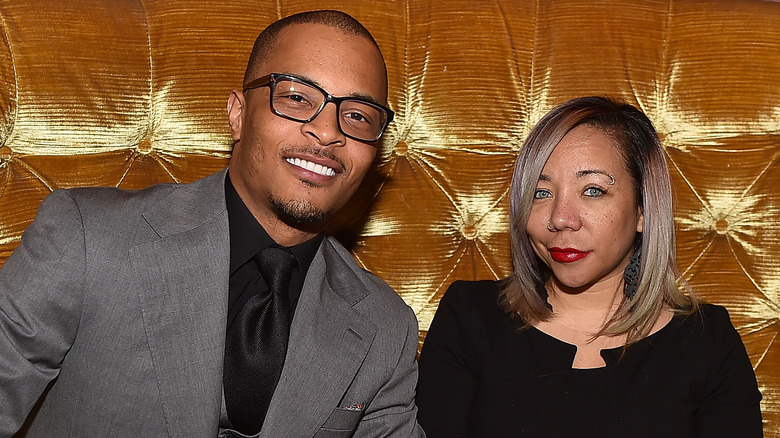 T.I. and Tiny Harris smiling