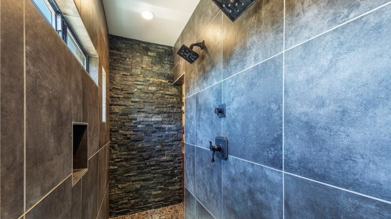Bathroom of Amber Heard's home