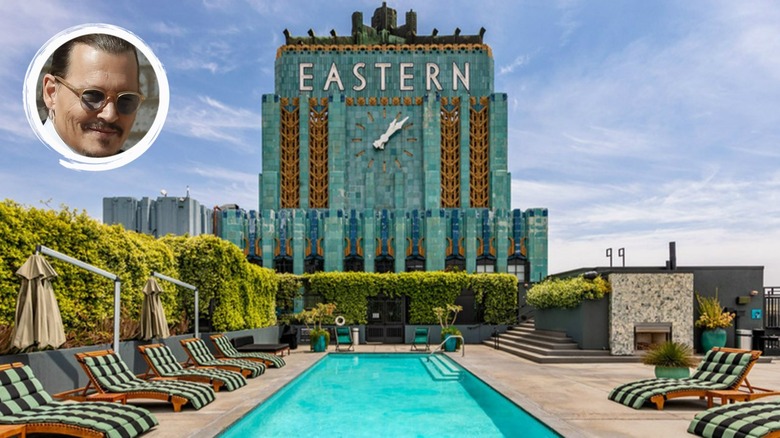 Johnny Depp/Eastern Columbia building