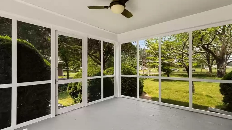view from porch