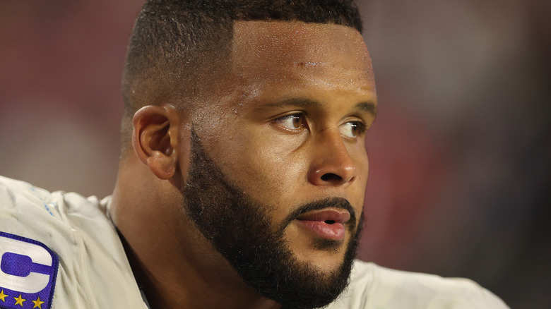 Aaron Donald close-up