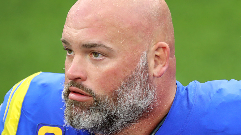 Andrew Whitworth on the field