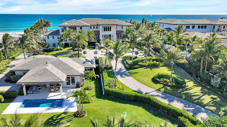 View of Florida mansion