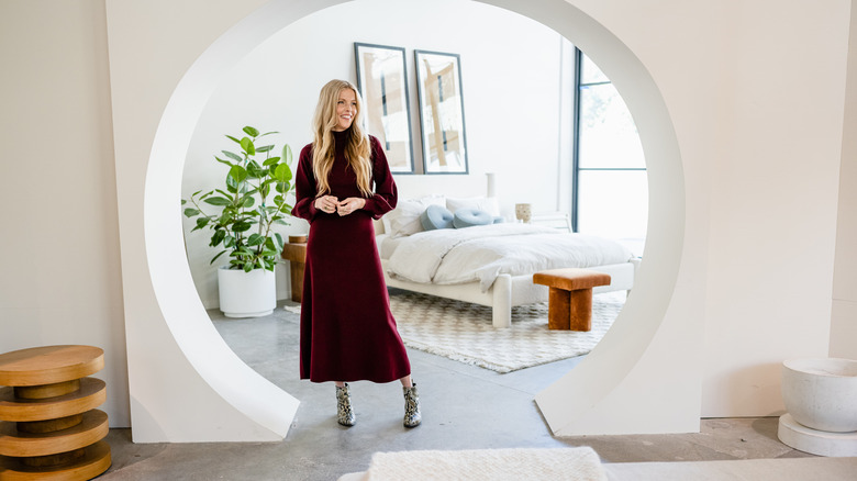 Sarah Sherman Samuel in bedroom