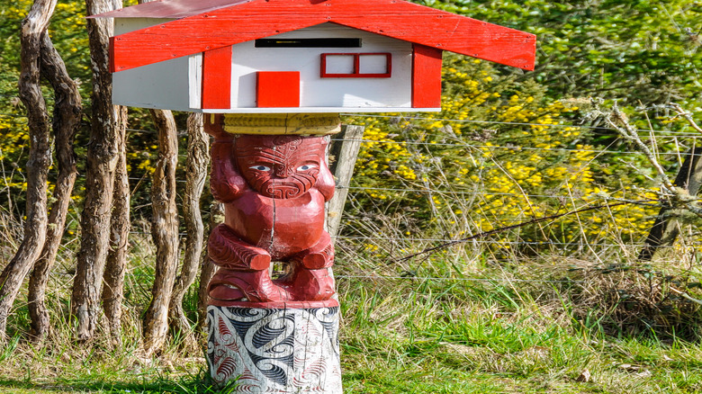 decorated house mailbox