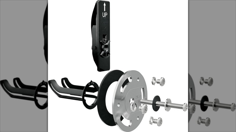 Each part of the MOEN Securemount Toggle Anchor is shown in a diagrammatic detail shot