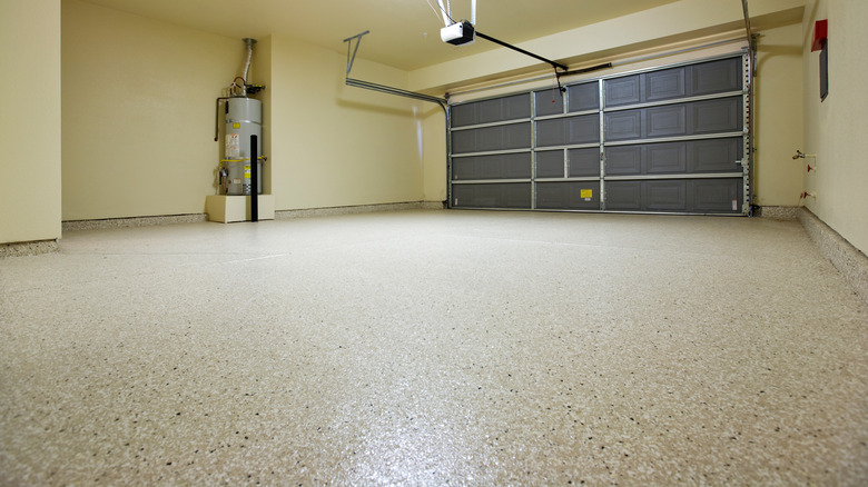 Epoxy garage floor