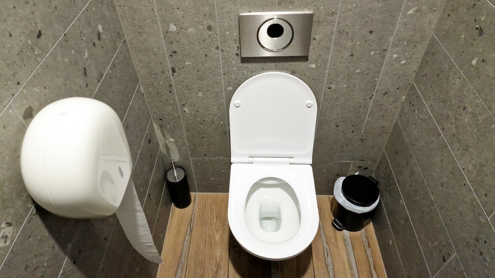 Automatic flush toilet discount