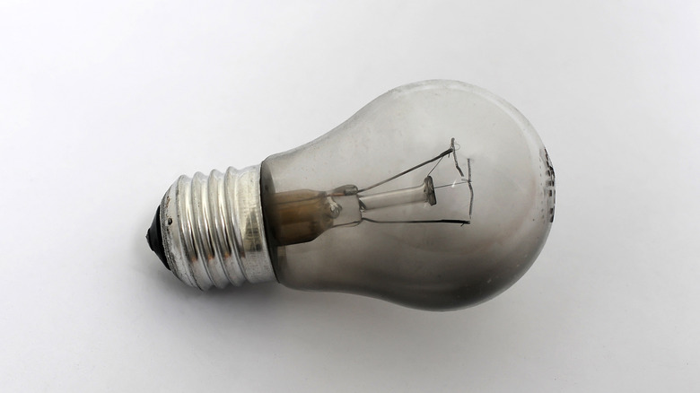 Burnt out light bulb