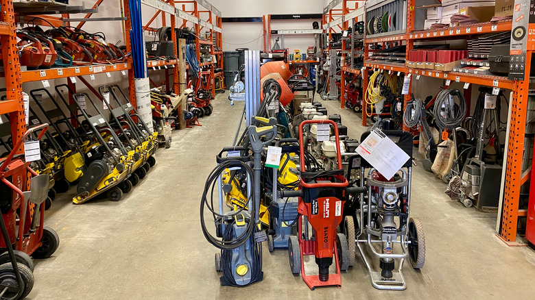 Home depot sales rental department