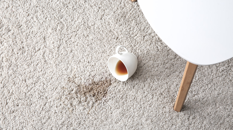 Stain on carpet