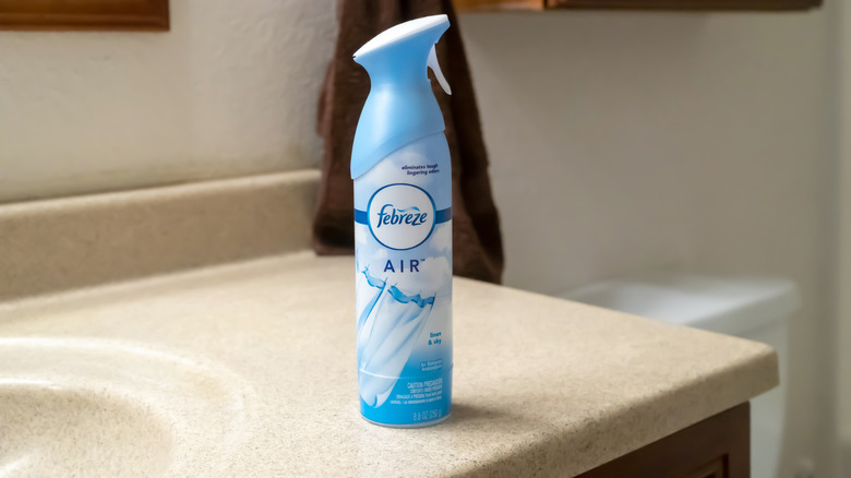 febreze on counter