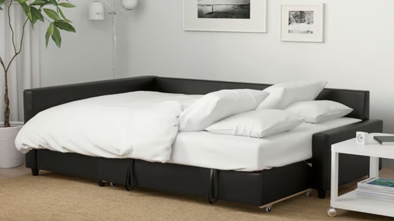 IKEA FRIHETEN sofa sleeper in bed mode