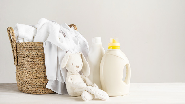 Laundry in basket