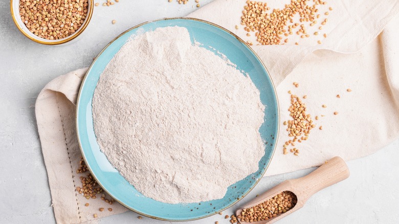 bowl full of flour