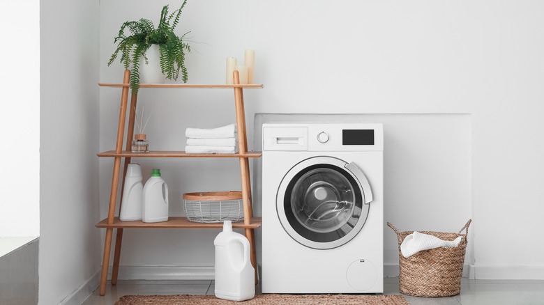 Washing machine and laundry essentials