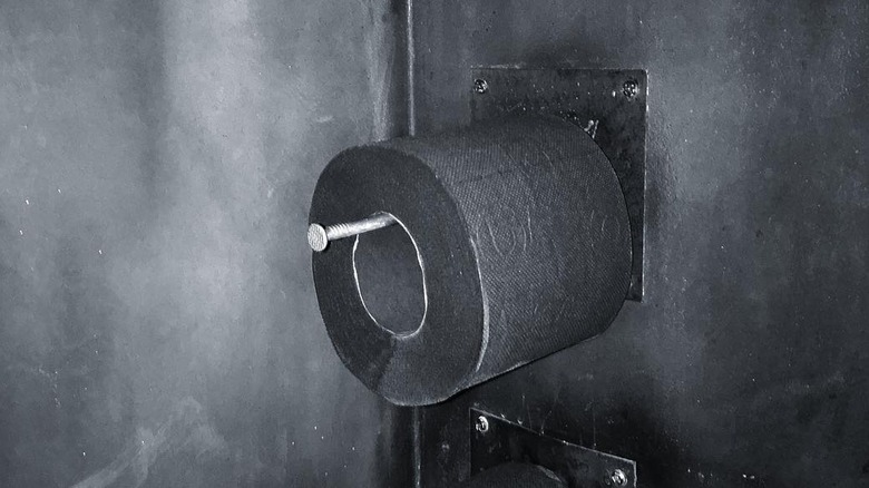 black toilet paper 