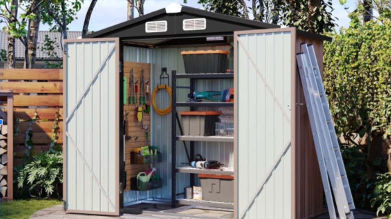 A photo of the Aoxun shed on Walmart