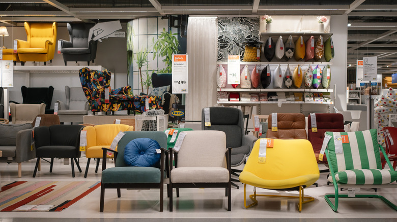 A selection of IKEA chairs
