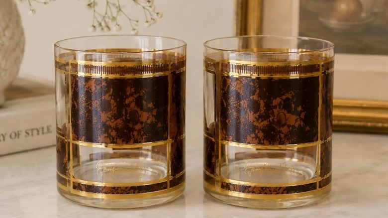 set of George Briard cocktail glasses