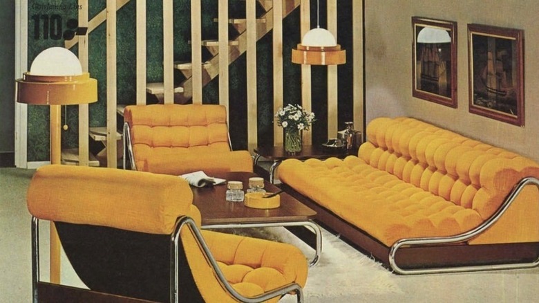 The IMPALA living room set is seen in an old IKEA catalog