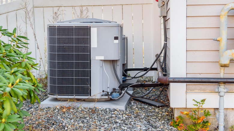 An HVAC system external unit