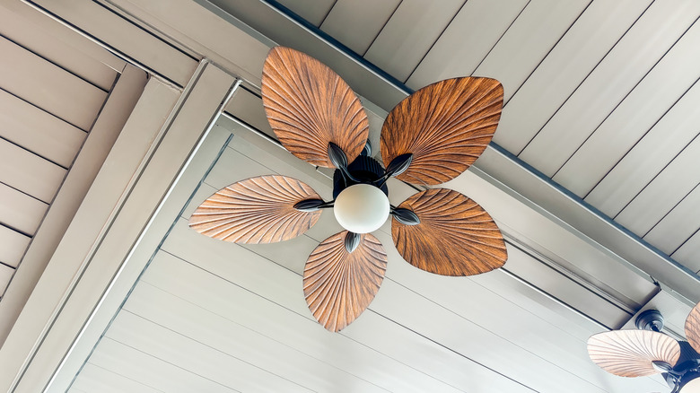 A ceiling fan