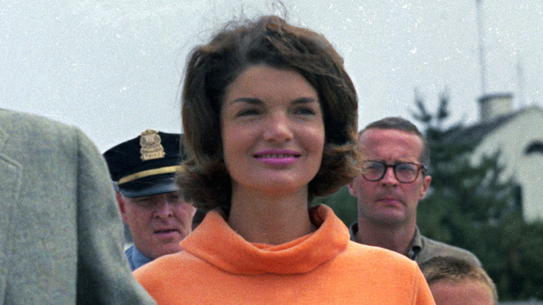 Jackie Kennedy smiling