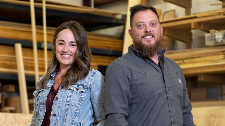 Jared and Amber Phifer in a workshop