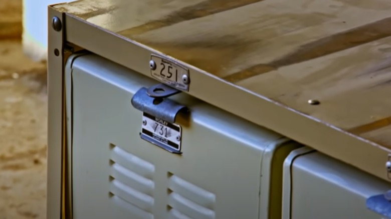 A vintage locker set