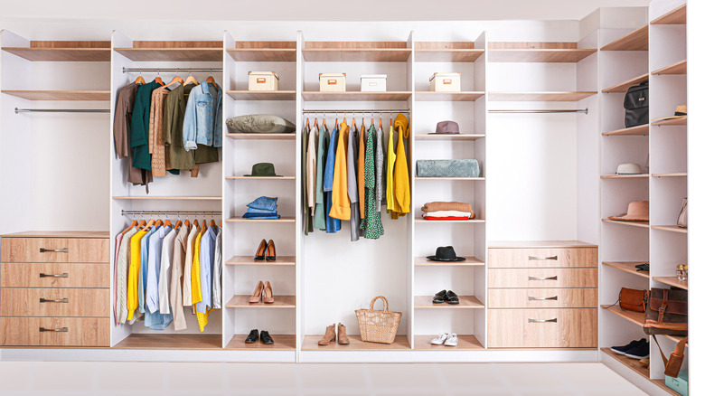 Organized closet