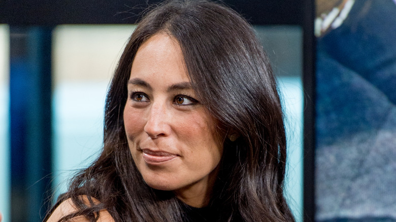 Joanna Gaines being interviewed