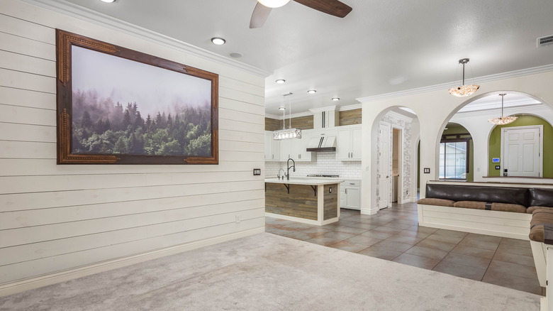 Shiplap on walls