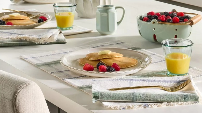 A table is set for breakfast with Joanna Gaines' new Target collection.