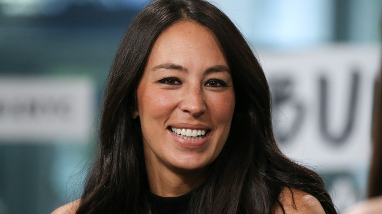 Joanna Gaines smiling during interview