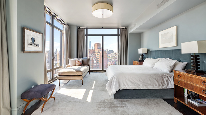 Open and spacious bedroom
