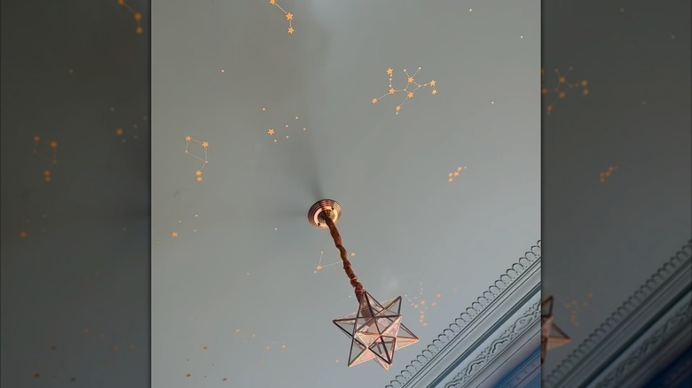 constellation design on ceiling
