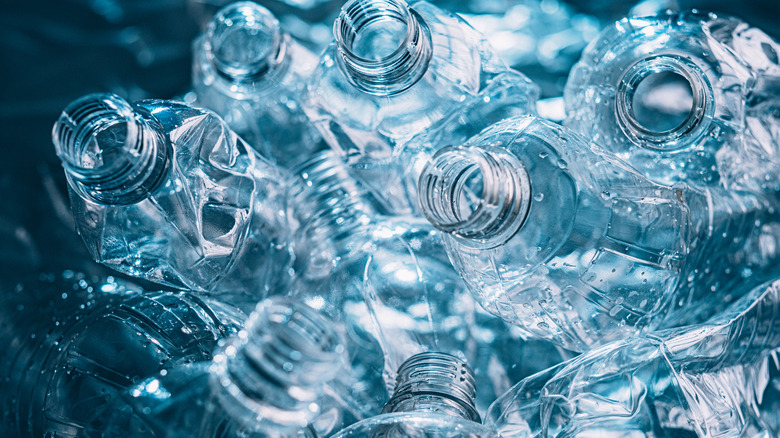 empty plastic bottles