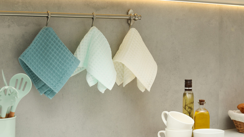 Keep Kitchen Towels Off The Floor With These 12 Hanging Solutions
