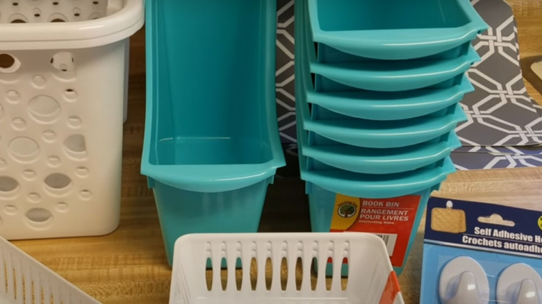 Assorted Dollar Tree storage items